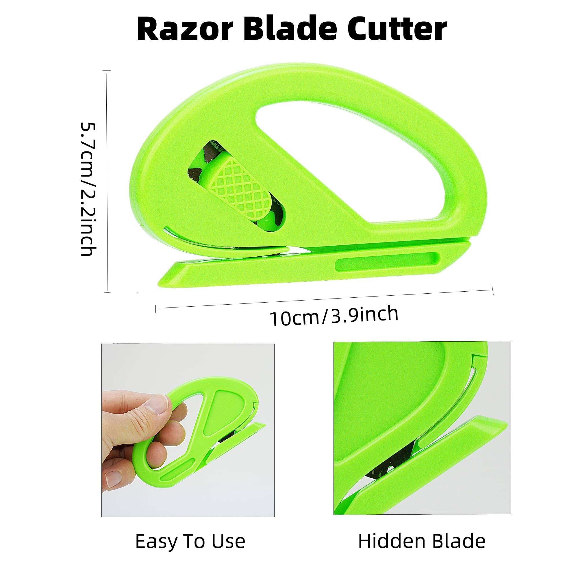 Wallpaper Smoothing Tool Kit 9pcs – Vinyl Wrap Application Set With Brush, Squeegee, Scraper, Seam Roller, Knife, Scissors, Edge Stick, Tape Measure For Film Decal Contact Paper - View #12