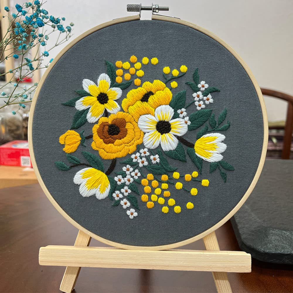 Newஐ⋆*アンティーク・花柄刺繍とモノグラム入りクロス・ハンドメイド Newஐ⋆*アンティーク・花柄刺繍とモノグラム入りクロス