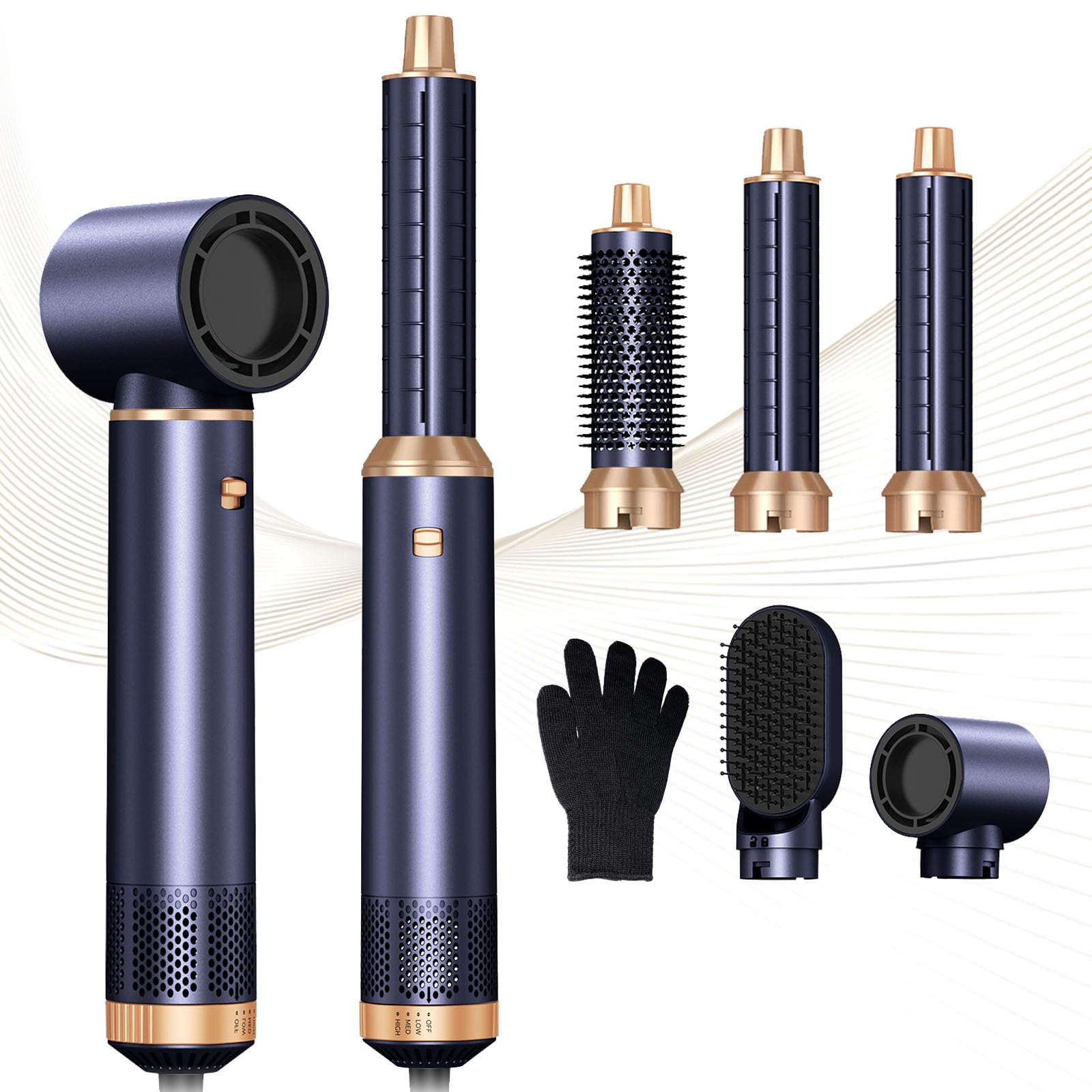 Amazon.com: 5 in 1 Hair Dryer Brush, Negative Ion Blow Dryer Brush