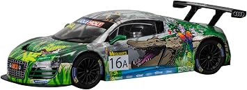 Scalextric C3717 Audi R8 GT3 Crocodile Phoenix Racing 12hr Bathurst Slot Car 132 Scale