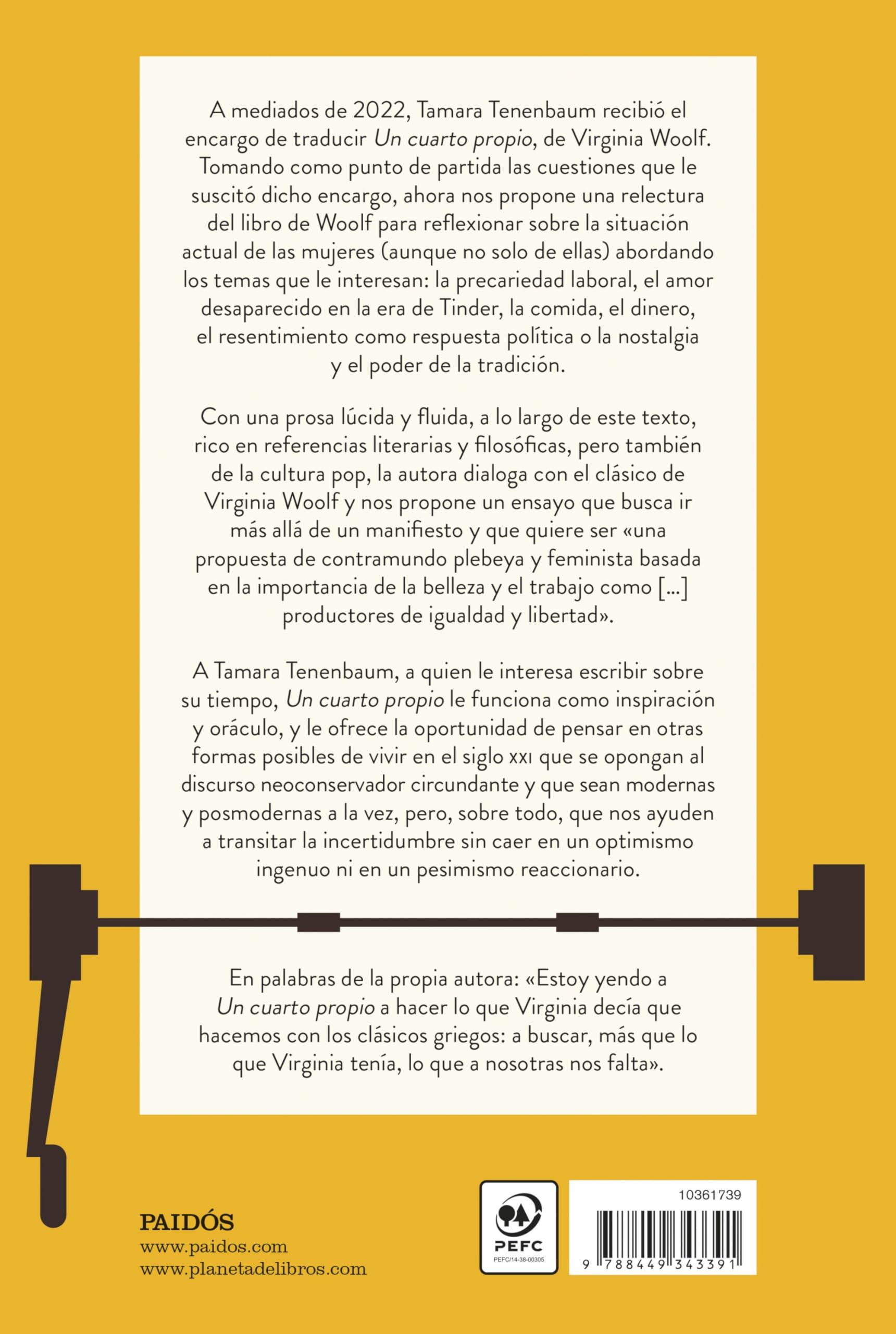 Un millón de cuartos propios: Ensayo para un tiempo ajeno (Premio Paidós)