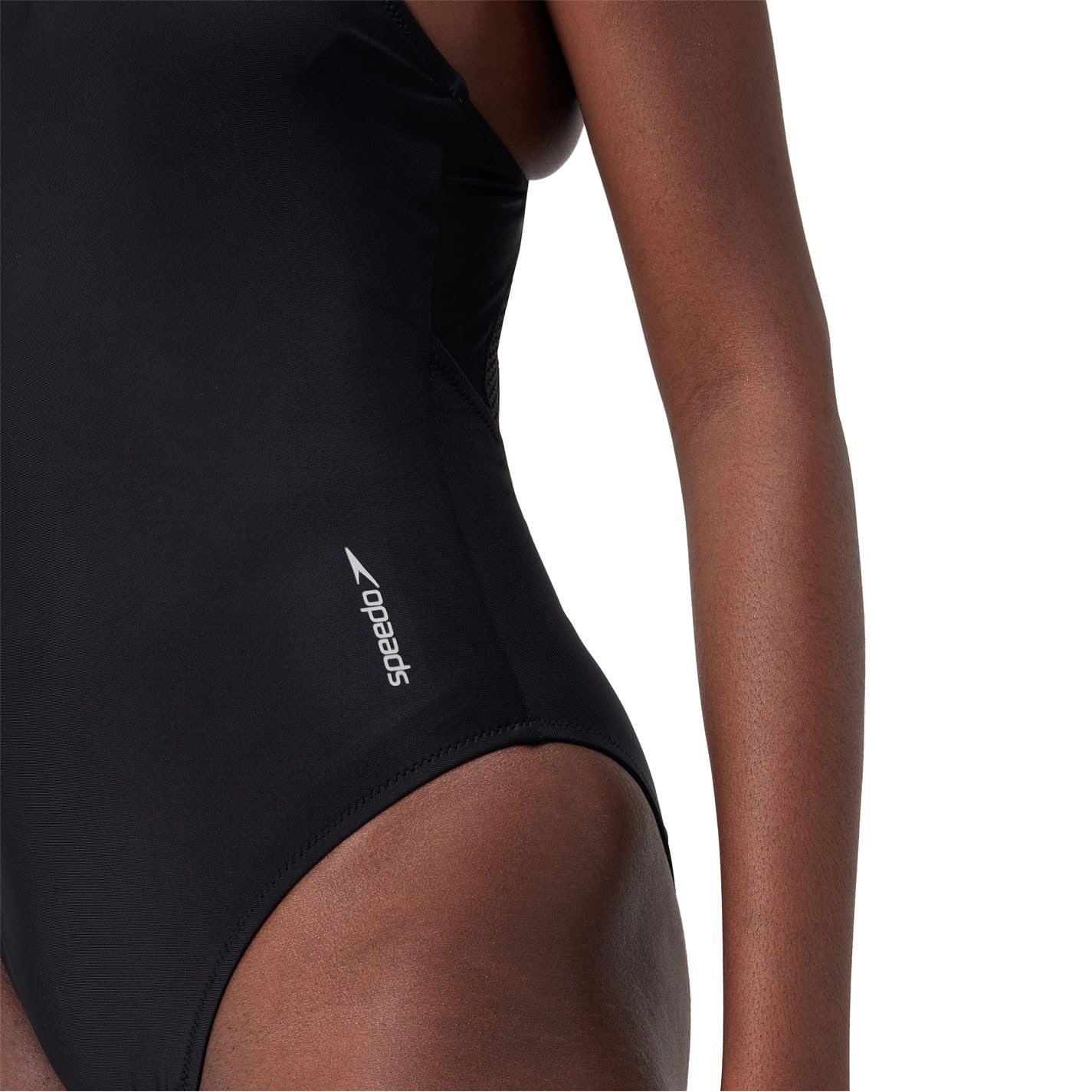 Speedo Solid Scoop Mesh 1 Piece Swimsuit Maillot de Bain Femme