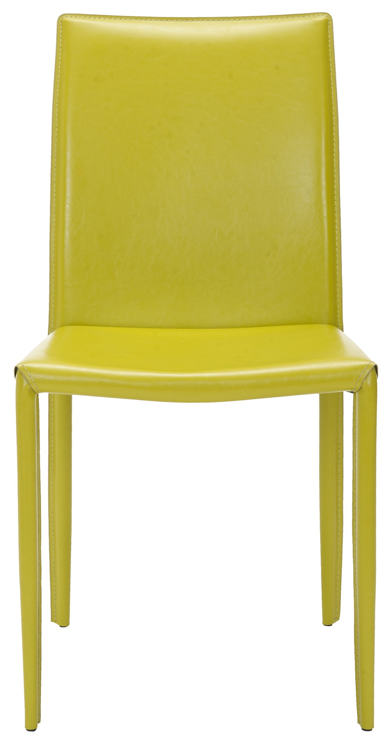 Safavieh Brody Accent Sedia, in Metallo, Colore: Verde Lime, 2 Pezzi