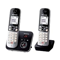 Panasonic KX-TG6862JTB Telefono Cordless Digitale con Segreteria Telefonica Digitale