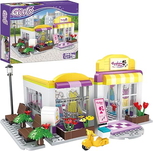 BRICK STORY Dream Girls Friends - Kit de construcción de casa, 892 piezas de bloques de construcción de villas grandes, juego de juguetes de casa de