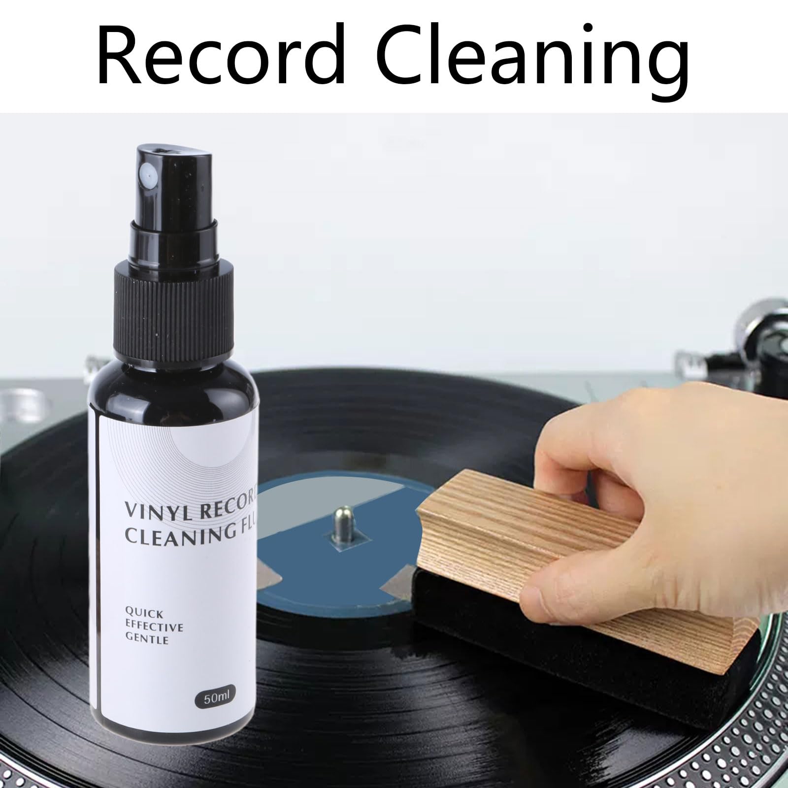 Velluti Record Cleaner Spazzola Per Riproduzione Antistatico Polveri Remover Per Vinili Spazzola Antistatica