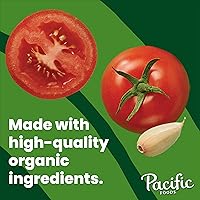 Vista 3 de Pacific Foods Bisque de tomate orgánico, lata de sopa vegetariana de 16.3 onzas