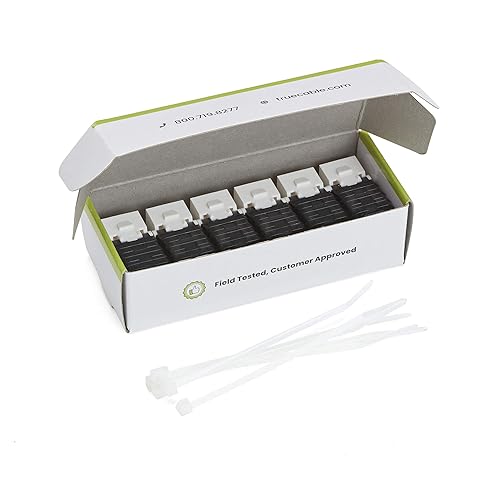 Miniatura 7 de trueCABLE Cat5e - Gato Keystone sin herramientas, sin blindaje (UTP), PoE++ (4PPoE) 100 W, certificado UL, certificado ETL, certificado ANSITIA,