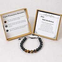 Vista 51 de Sereney Christmas Gifts for Him Son Boys Bonus Dad Father Men Boyfriend Grandson Friend as Triple Protection ID Bracelets Birthday Gifts for 9 10 11