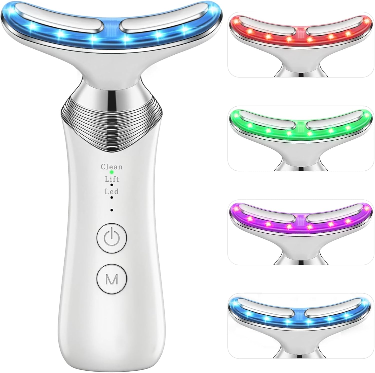 Red Light Therapy Devices for Face & Neck Facial Massager for Skin Care 4 in 1 Facial Sculpting Device Skin Tensions Reduce Skin Boosting Red Light Therapy Devices for Face & Neck Facial Massager for Skin Care 4 in 1 Facial Sculpting Device Skin Tensions Reduce Skin Boosting