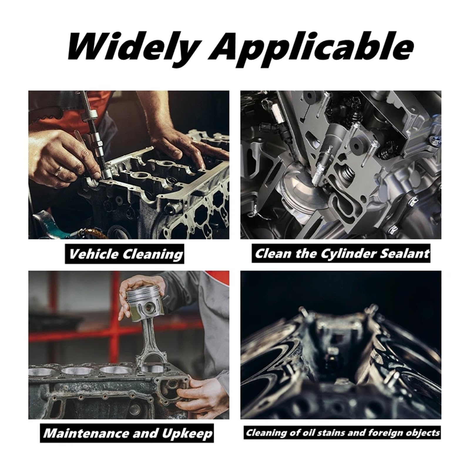 Gasket Scraper Tool Set for Motorcycle Car Engine, 3-częściowy zestaw ostrzy ze stali węglowej, narzędzie do usuwania głowic gazowych, wielowymiarowe narzędzie do usuwania oleju, uszczelniacz do