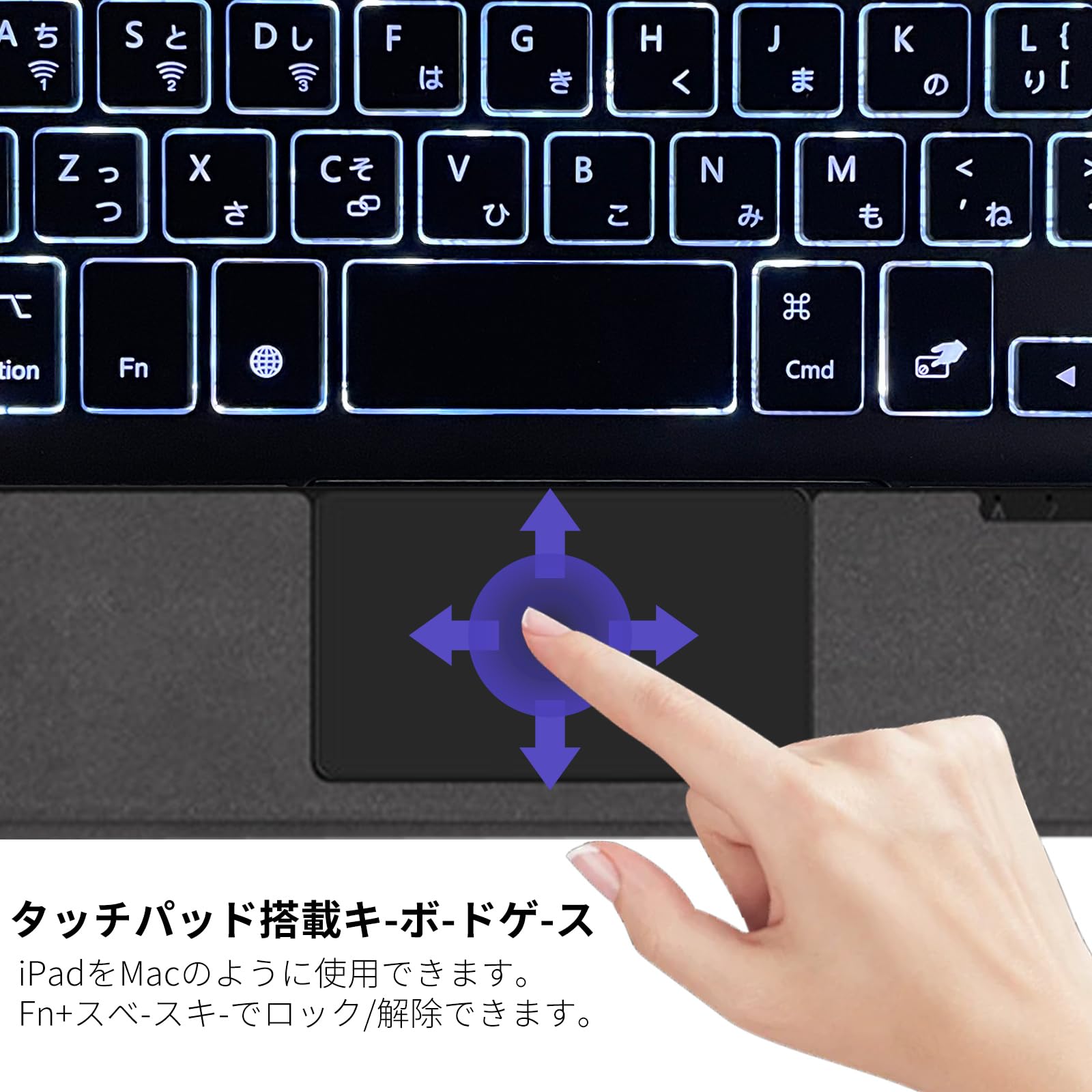 Amazon.co.jp: sisyfos iPadミニ5/ミニ4に適用一体式キーボード付き