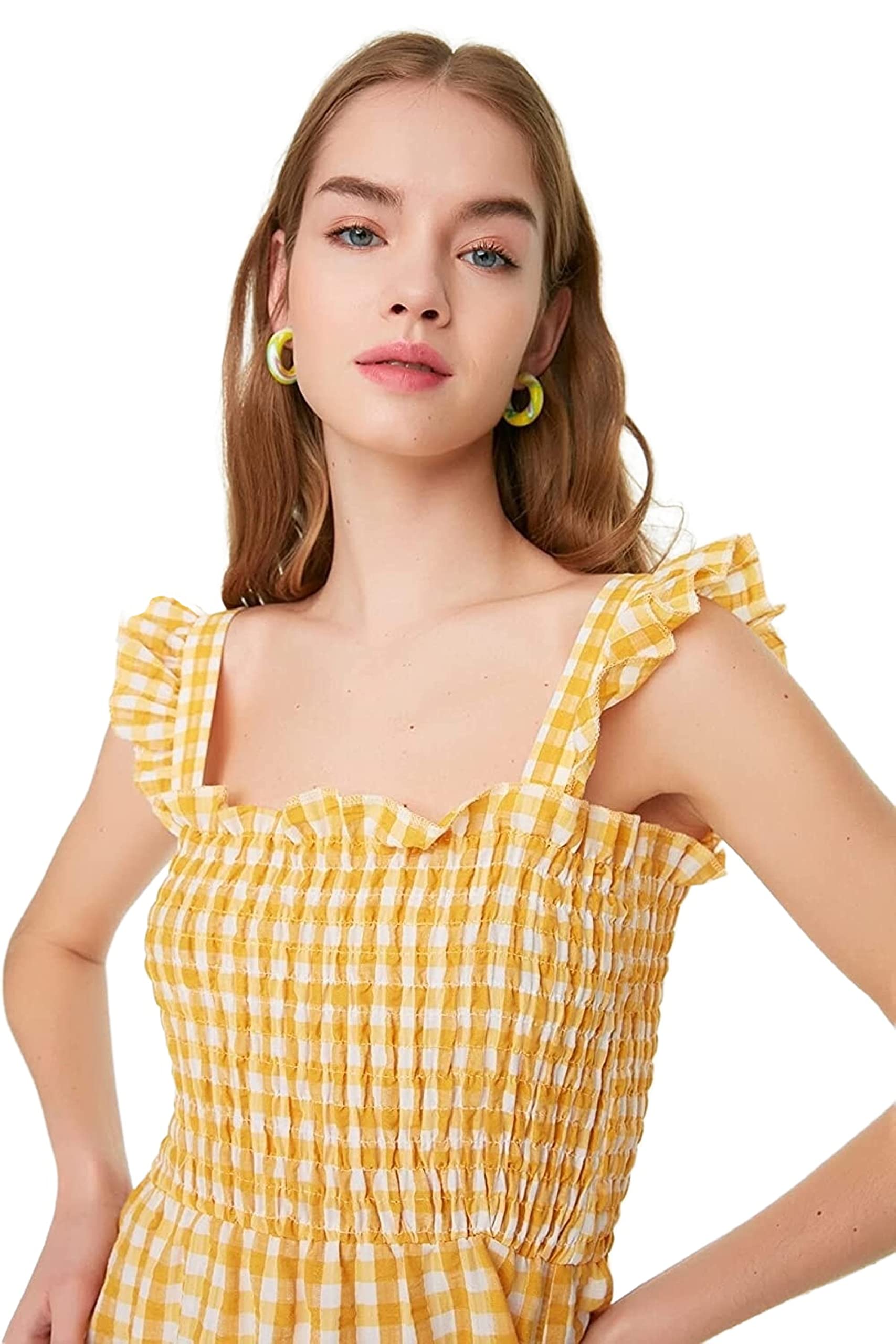 Trendyol Women Midi Skater Regular Woven Dress