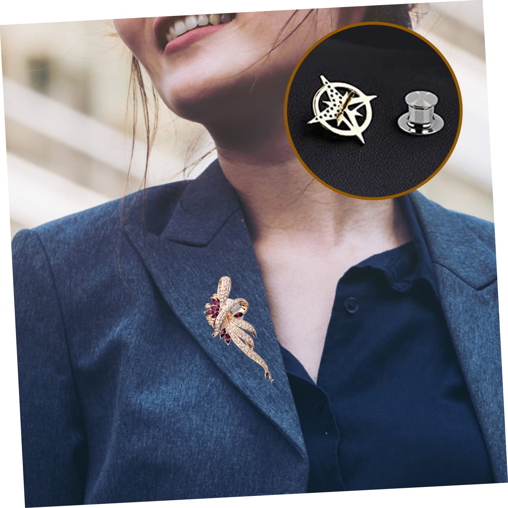 NUOBESTY 252stücke Teiliges Mit Dekorativen Metall-pin-haltern Für Anstecknadeln Und Krawatten Vielseitig Für -bastelprojekte Hochzeiten Und Feierlichkeiten