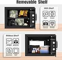 Vista 7 de [ 1.6 Cu.ft. ]PATRON Fireproof Safe for Home,Document Safe Box Office,Digital Security Home Safes,Cabinet Safes for Money Cash,Wall Safes with