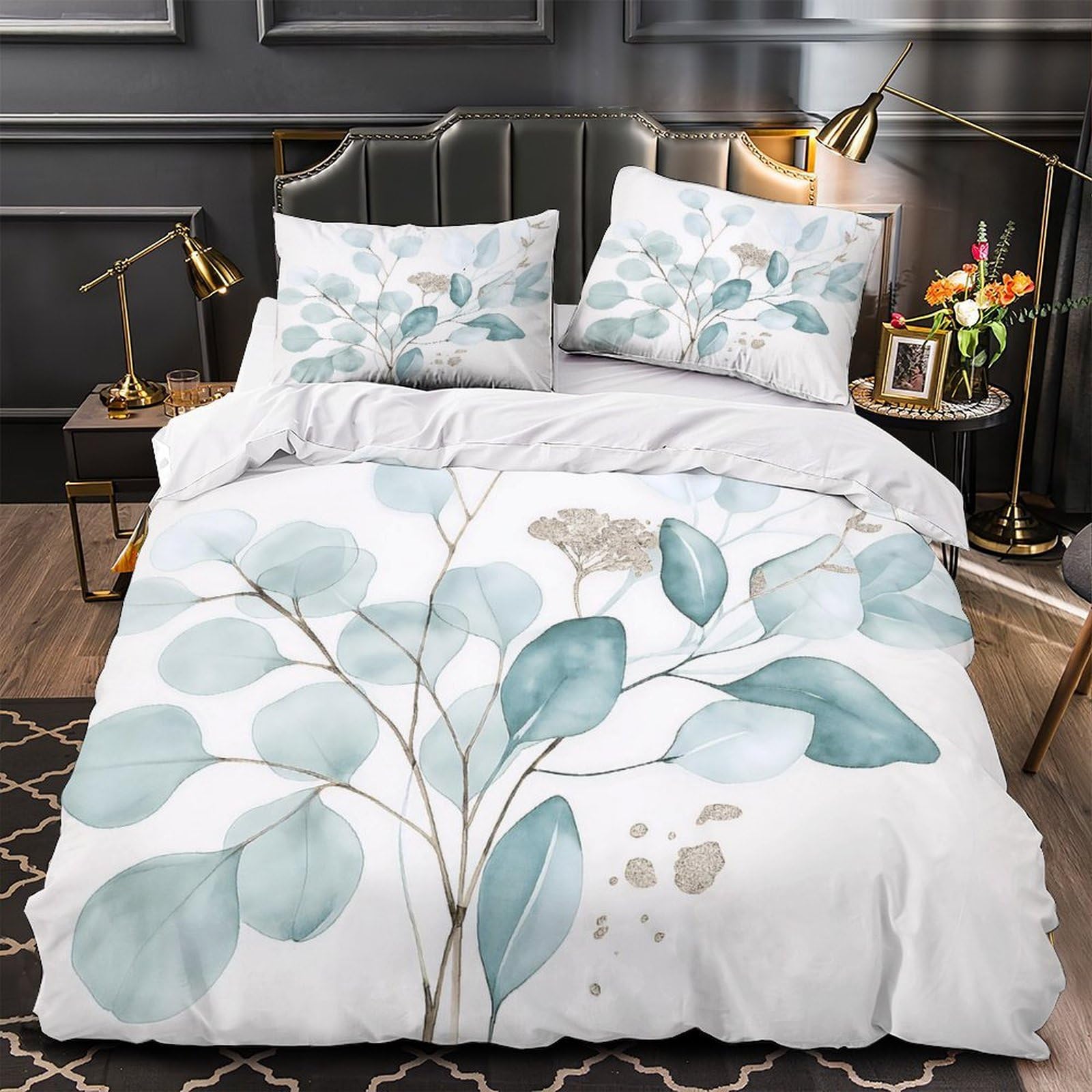 Parure de lit Bouledogue Anglais 3D Super King 260x220 en microfibre douce