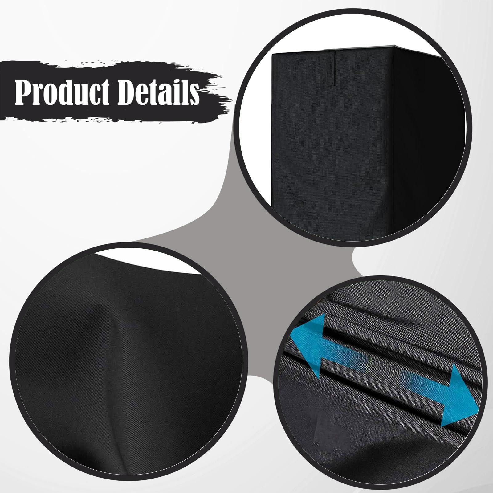 Copertura di supporto professionale per pasticceria, impermeabile e antipolvere, in tessuto Oxford spesso, adatto per Multi, 600 dpvc, 59 x 72 x 163 cm