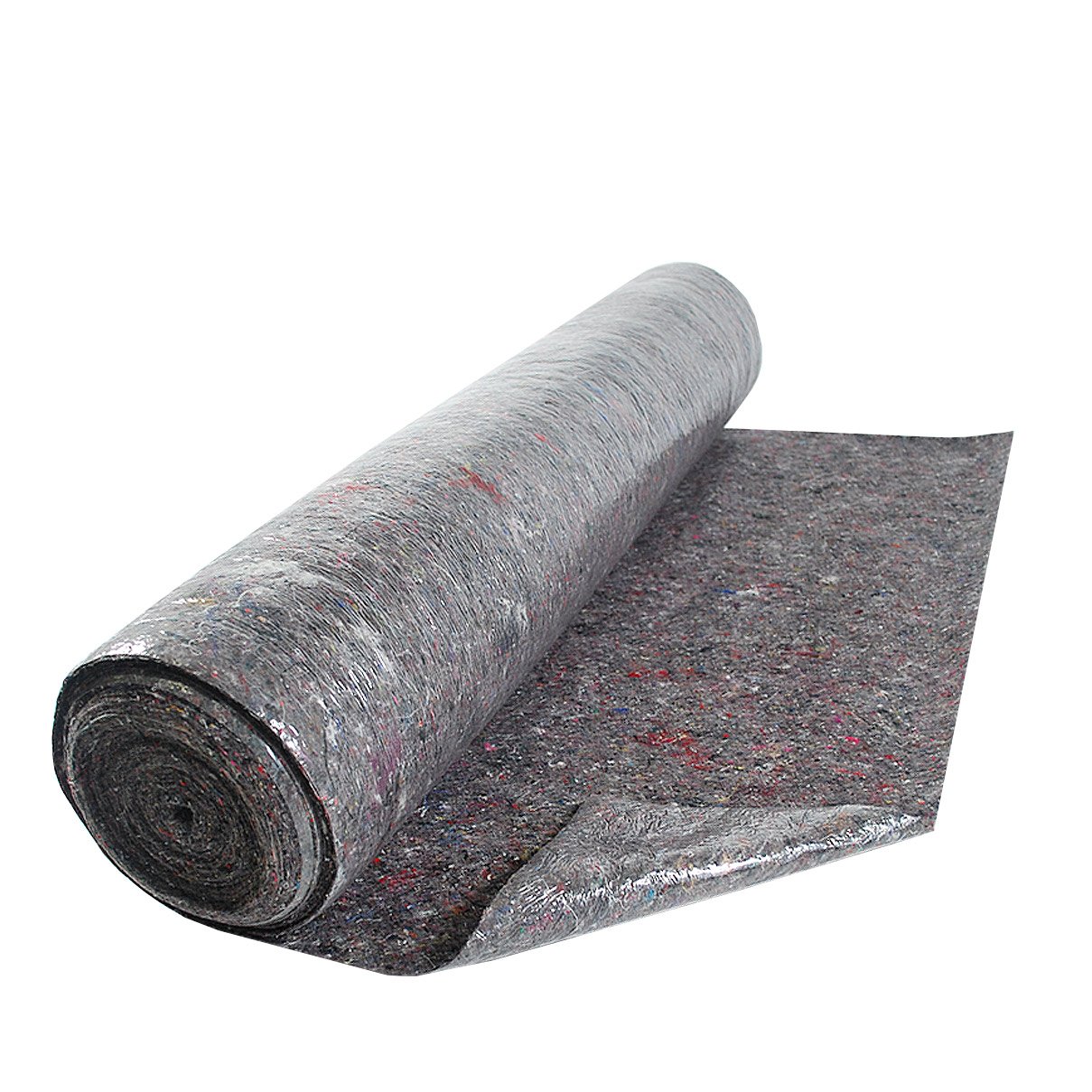 HELO Antirutsch Malervlies 3 x 25 m Rolle (Breite: 1m) wiederverwendbar, Profi Maler Schutzvlies Abdeckvlies aus saugstarken Baumwollfasern 180 g/m² mit undurchlässiger und rutschfester Unterseite