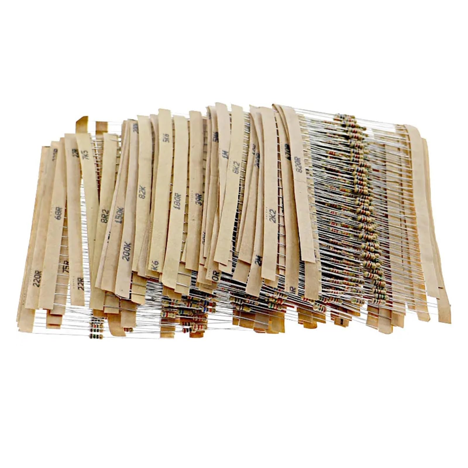 BREAKA Resistore a Fil di Carbonio da 20 Pezzi da 1 W RK 5% Resistenza BREAKA Resistore a Fil di Carbonio da 20 Pezzi da 1 W RK 5% Resistenza