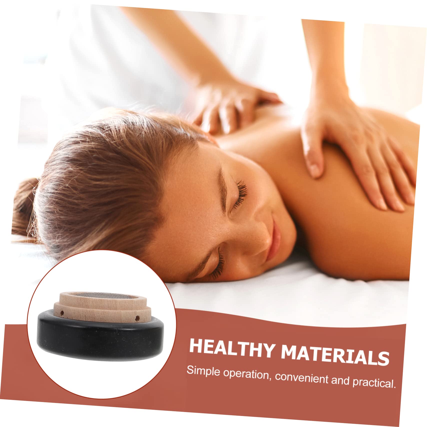 CAJDEOPYE 1 Set Moxibustion Pad,Wooden Sticks Base, Non-scaldable Cushion, Moxibustion Burner Base Cushion for Moxibustion Heat,Portable Moxibustion Stick Burner/778, 464895