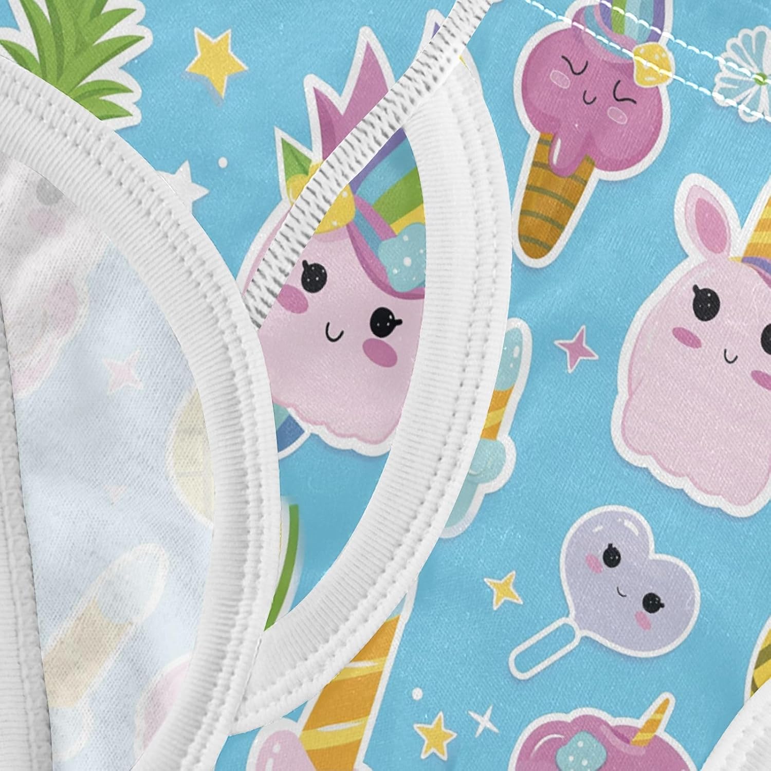 visesunny Boys Training Underwear Blue Unicorn Lemon Breathe Cotton Potty Briefs Size 2T-8Y for Toddler