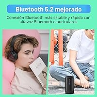 Vista 4 de Reproductor MP3 de 128GB con Bluetooth 5.2, Reproductor de Música AiMoonsa con Altavoz HD Integrado, Radio FM, Grabadora de Voz, Sonido HiFi, Libro