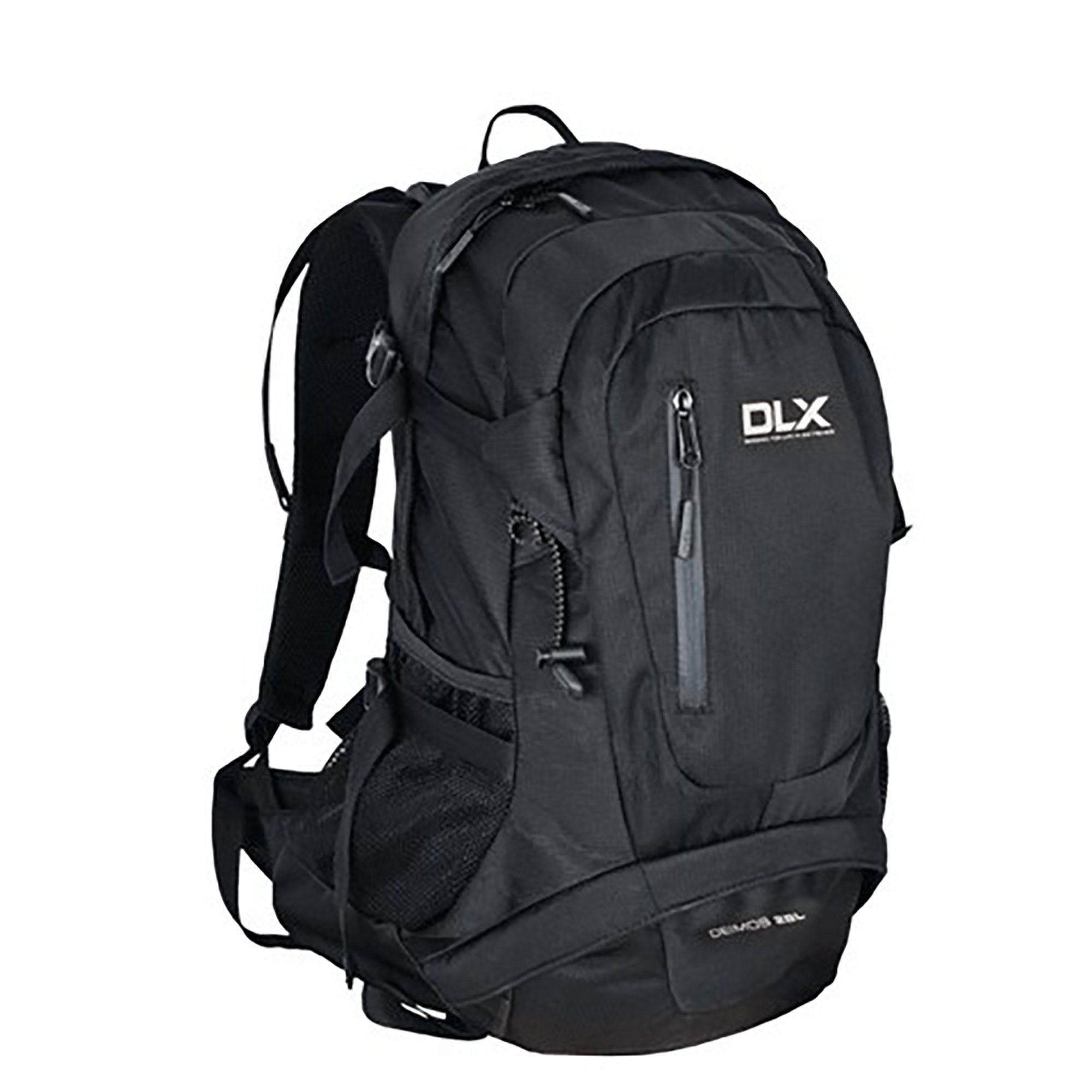 Trespass Unisex Black Deimos Rucksack/Backpack (28 Litres) - Size: One Size