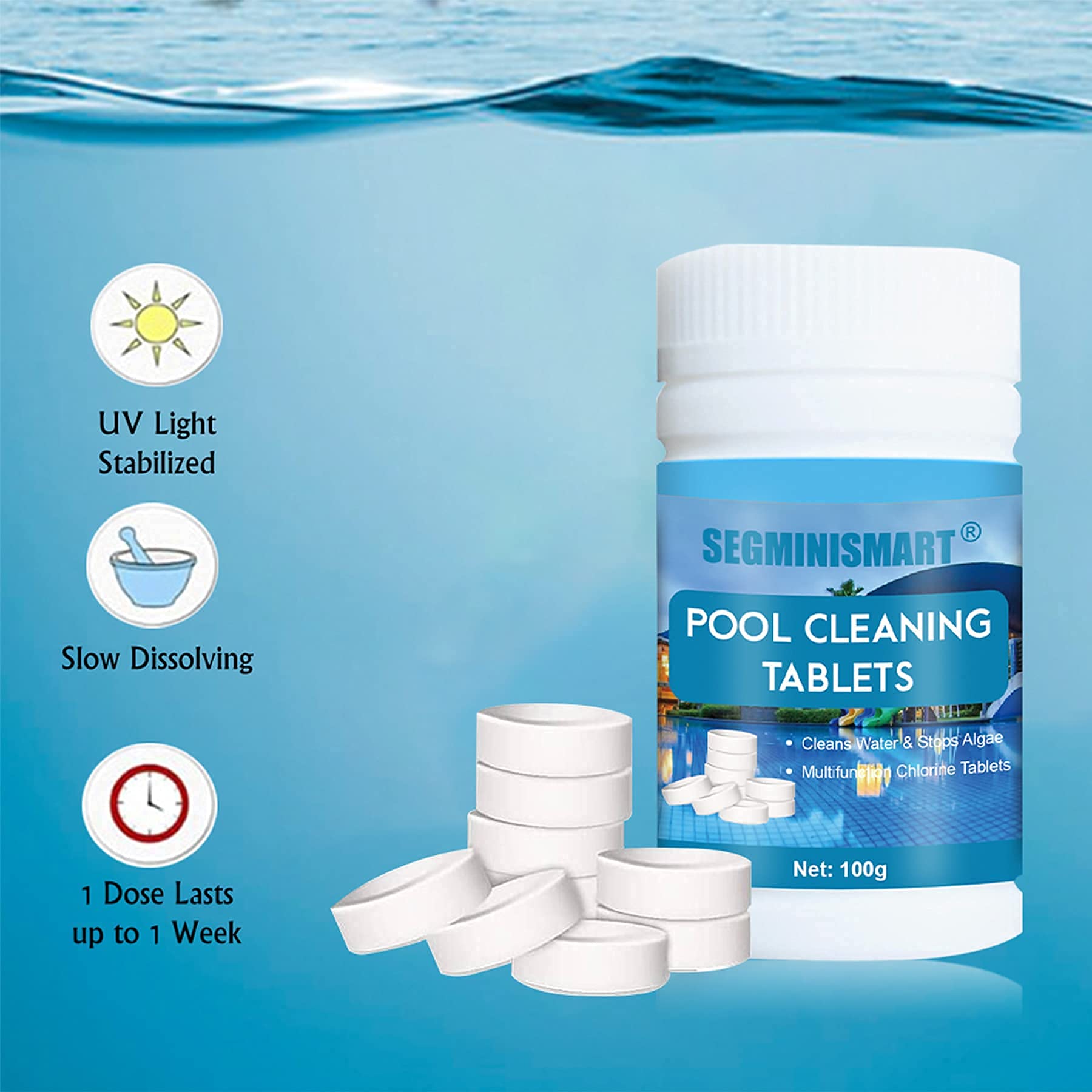 Chlorine Tablets,1 METRE CLEAR PVC FLEXIBLE TUBING FISH POND HYDROPONICS PLASTIC HOSE WATER PIPE
