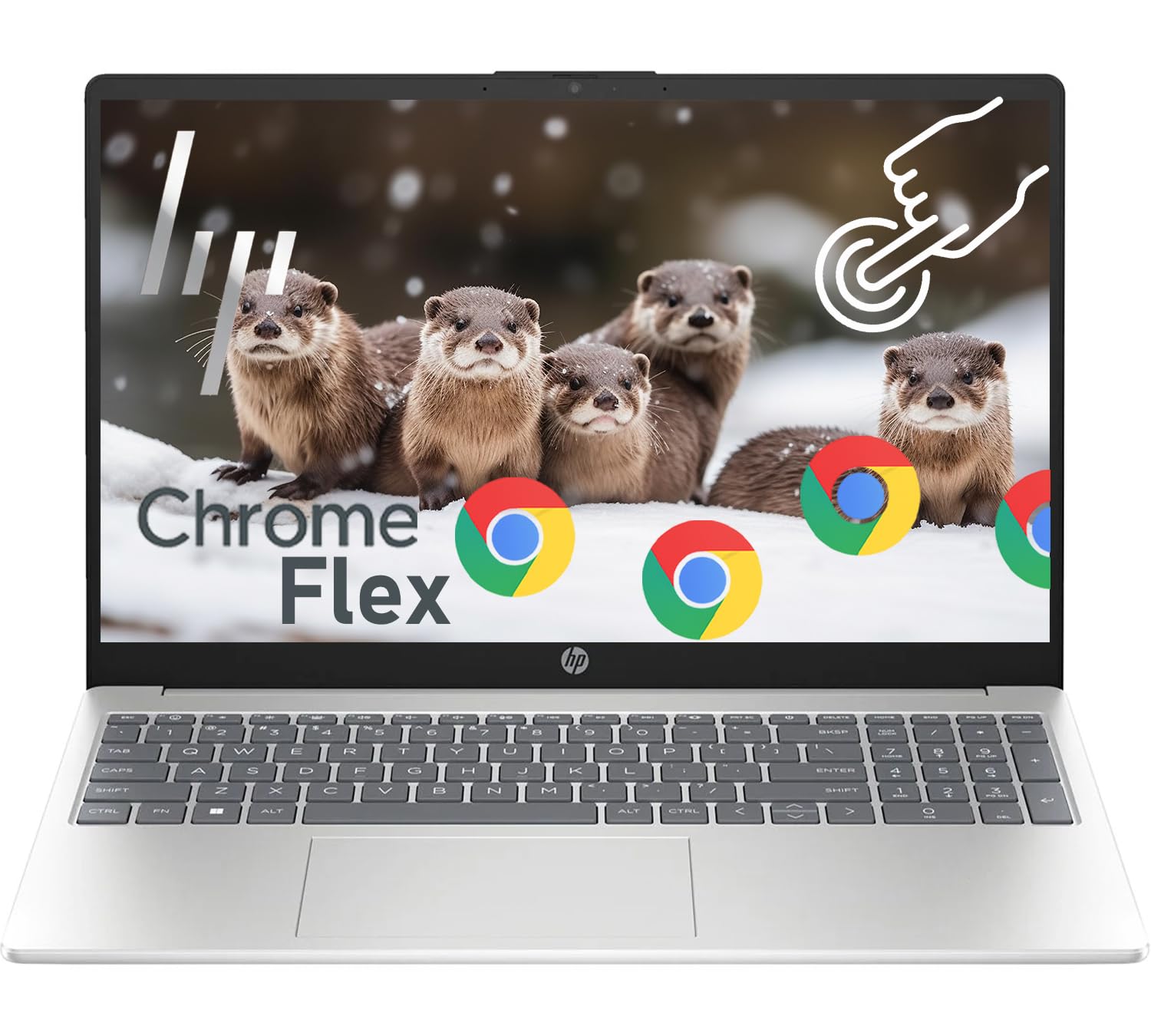 Amazon.com: HP HP15.6 Inch Touchscreen Chromebook Laptop, 12th Gen