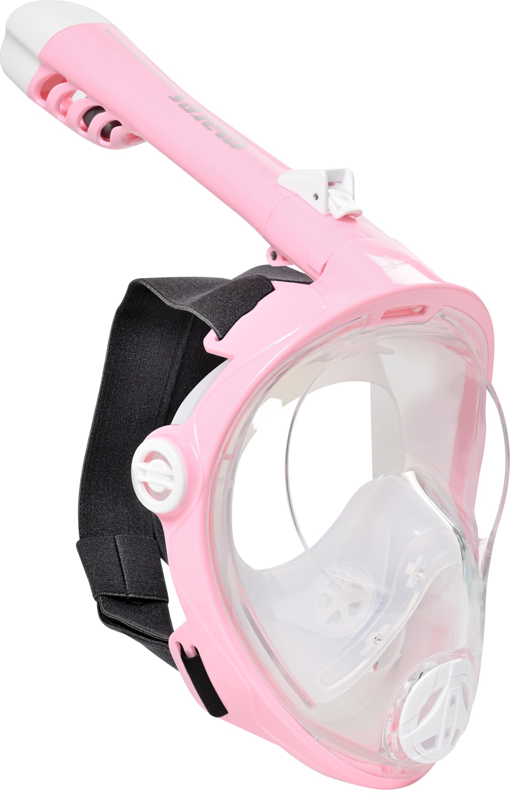 Mares Aquazone Full Face Mask - Vollgesichts-Schnorchelmaske für Erwachsene, Silikondichtung, Faltbarer Schnorchel, 3 Größen