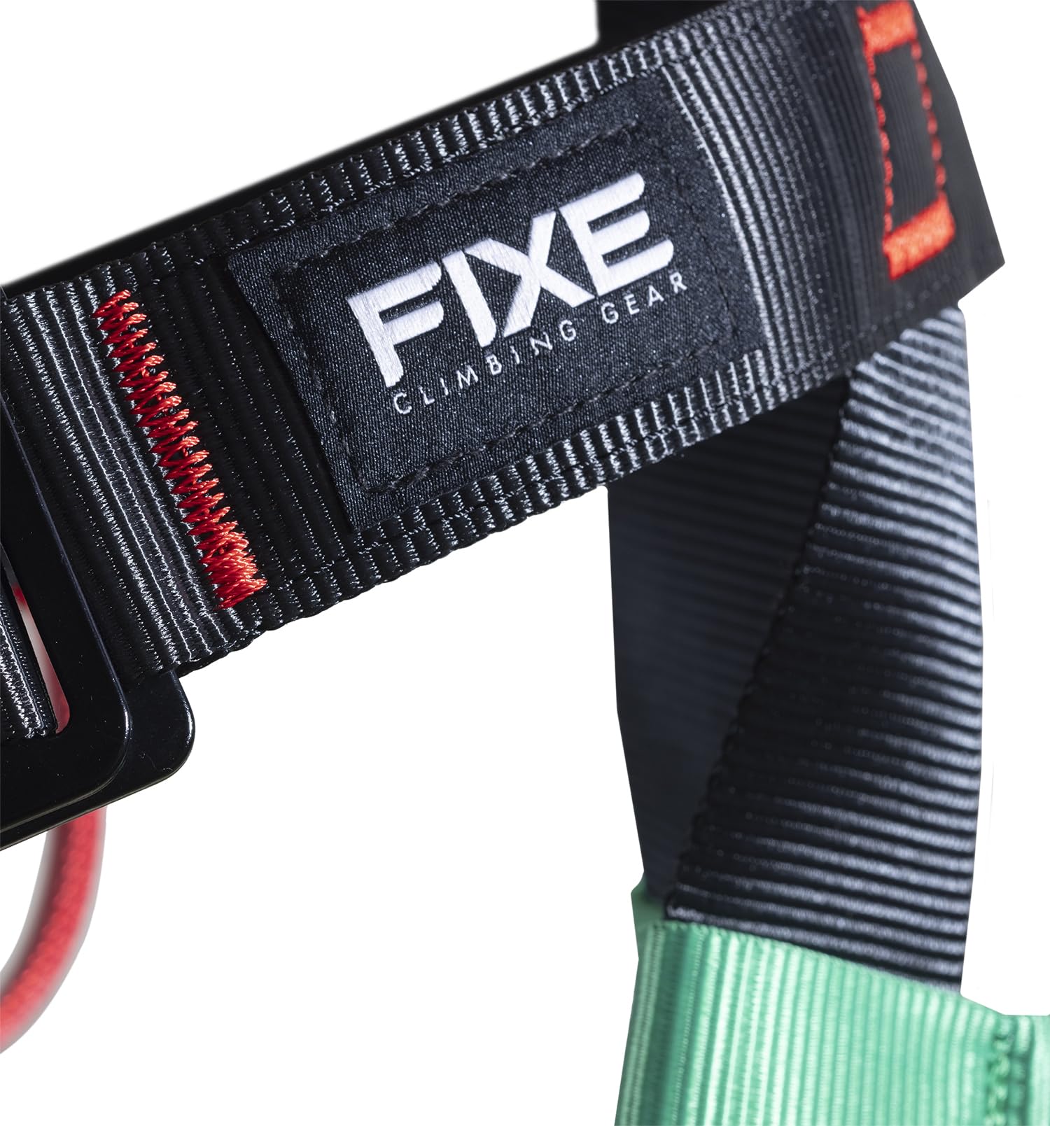FIXE - Arnés LINUS para Circuitos de Aventura en Altura, Talla Única con Hebillas de Ajuste Rápido, Zonas Reforzadas, Bolsa Transpirable, Cintura hasta 120 cm, Certificado EN12277