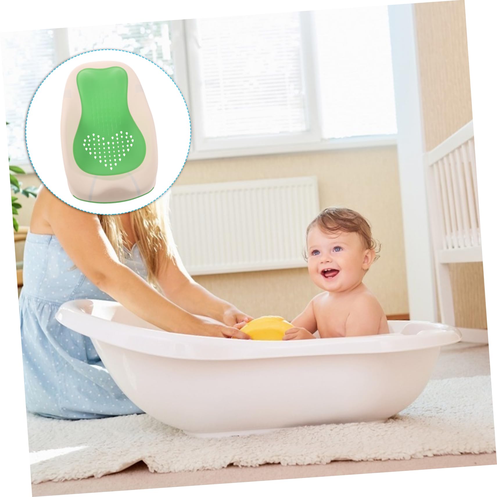 Asiento de Baño para Recién Nacidos con Base Antideslizante