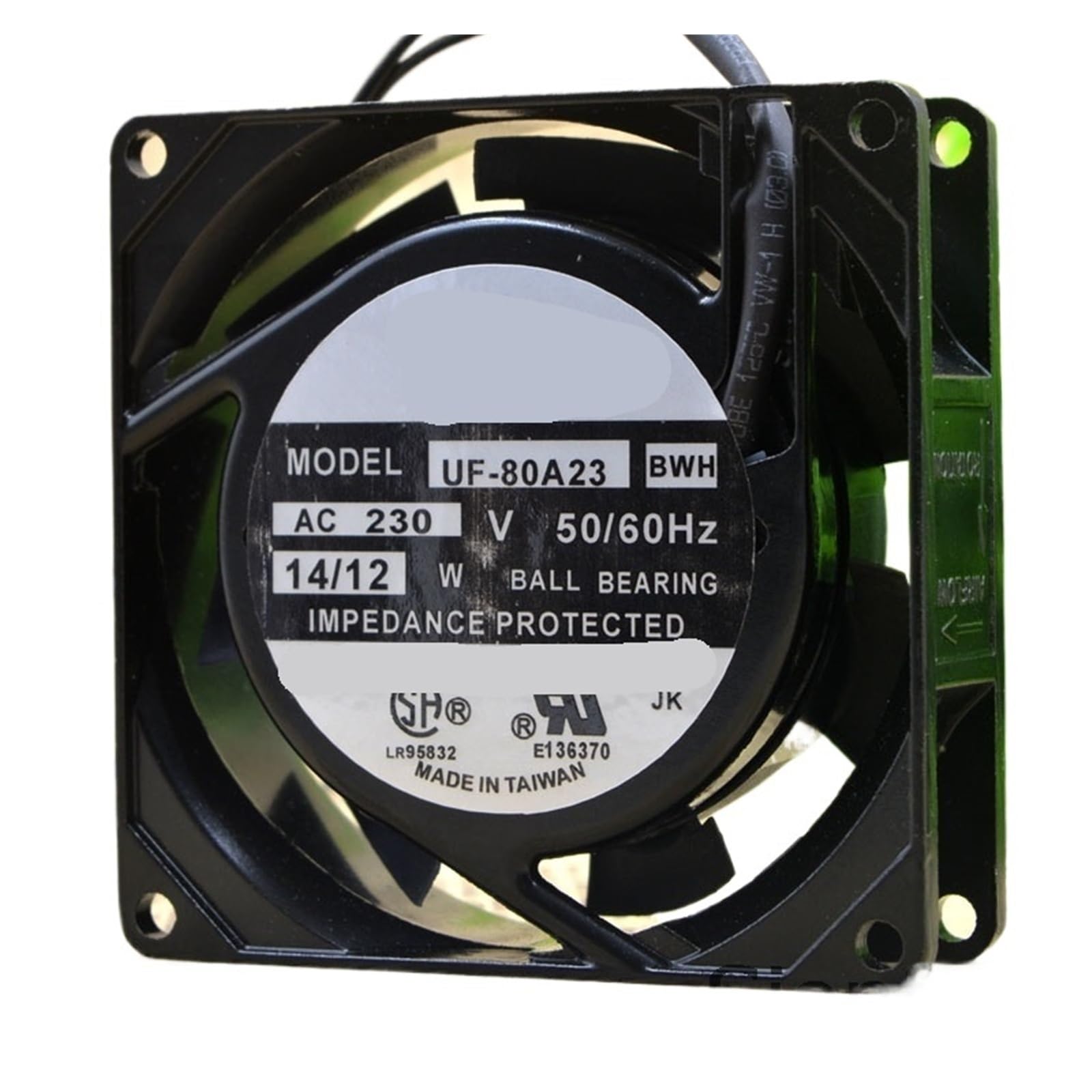 YMUGUEGH UF-80A23BWH AC230V 8CM 8038 Axial Flow Fan