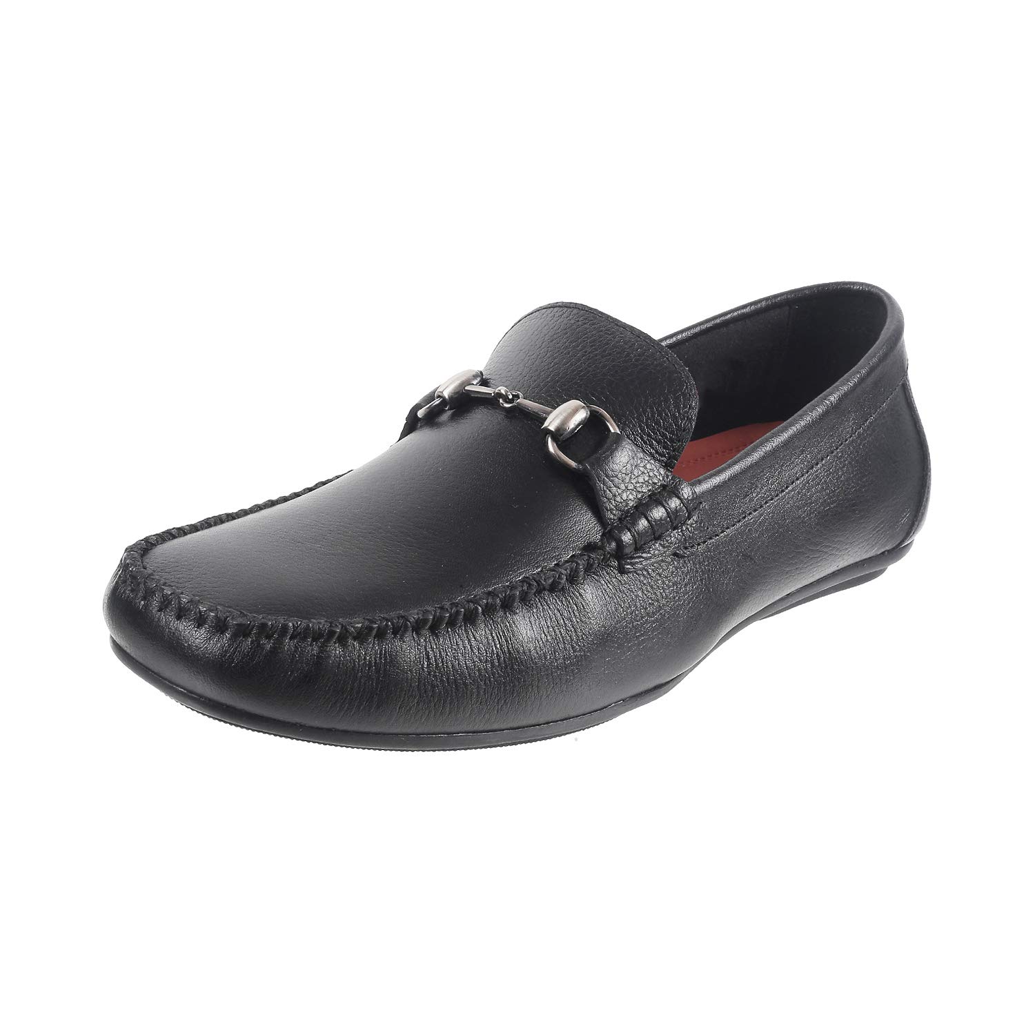 Metro Men Black Leather Loafers 7-UK (41 EU) (71-9837) (B08CRJ9M56) Amazon Price History, Amazon Price Tracker
