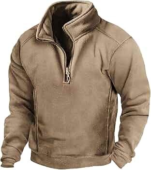 Générique Sweat Homme Sans Capuche Pull Camionneur Tee Shirt Manche