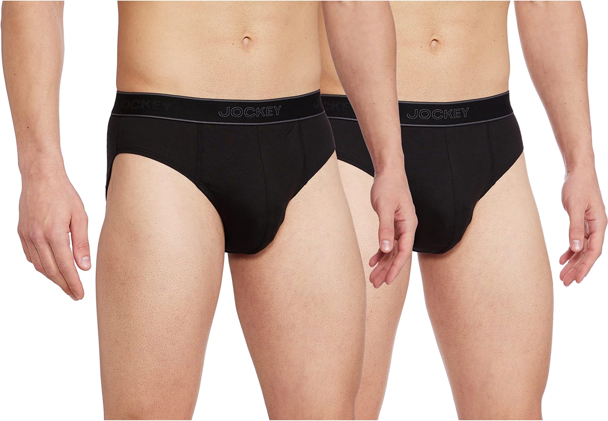 1010 Men's Super Combed Cotton Solid Brief with Stay Fresh Properties (Pack of 2)