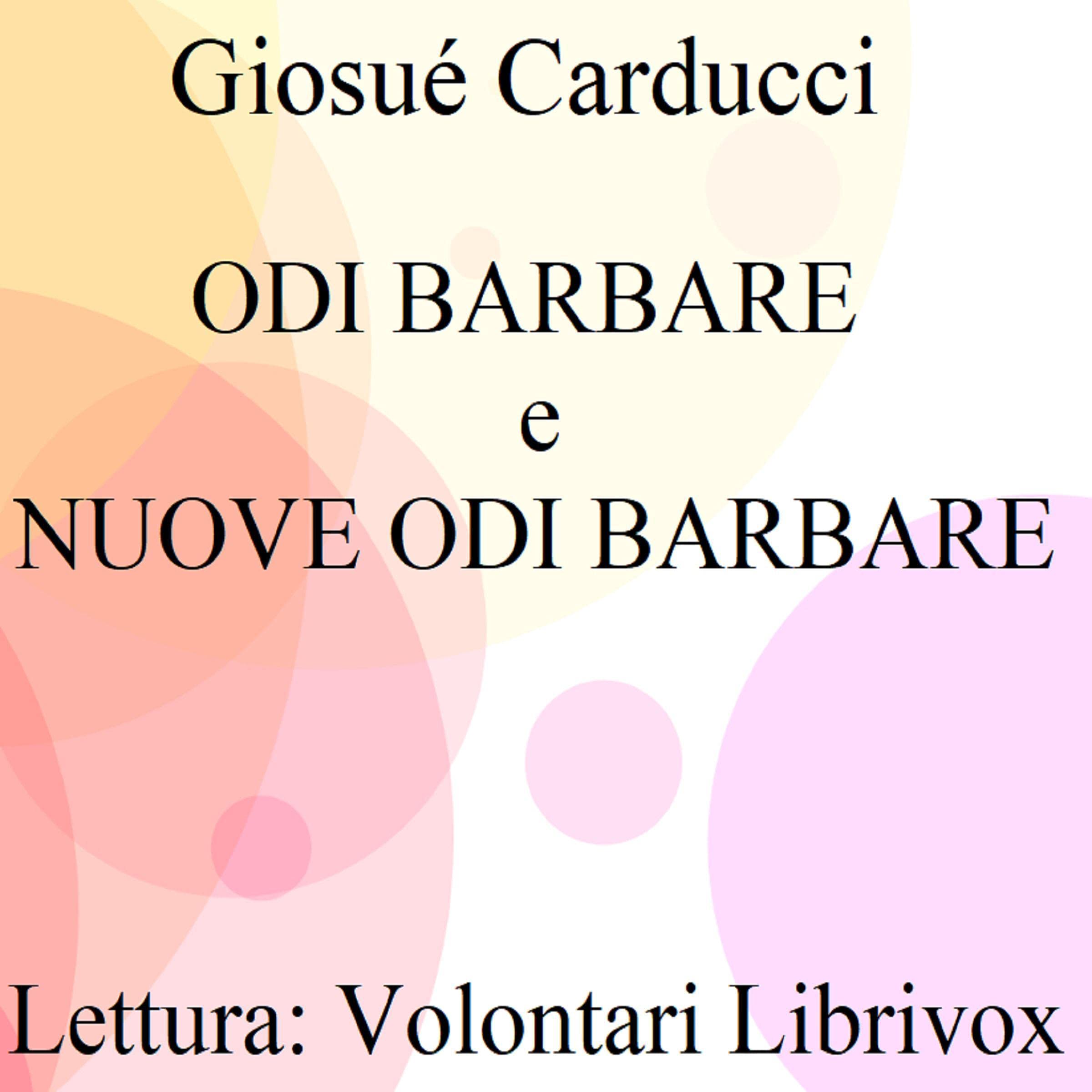 Odi Barbare e Nuove Odi Barbare