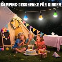 Winzwon Kempinglámpa - Többszínű, Vízlepergető, 150 Lumen, 9 LED, Akasztható, Fényerőszabályozós, AAA Elemmel Működő 5