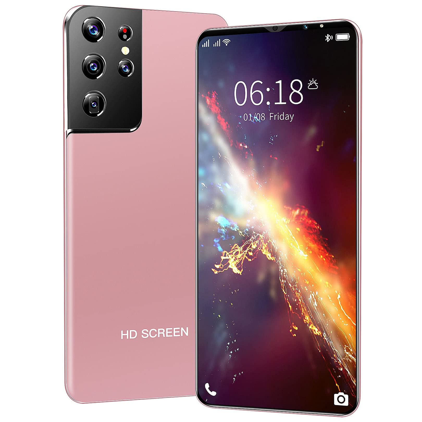 Smartphones, Mobile Phone, SIM Free Phones Unlocked, Android 10.1 Phone with 6.72 Inches Screen, 5600mAh, 16GB + 512GB