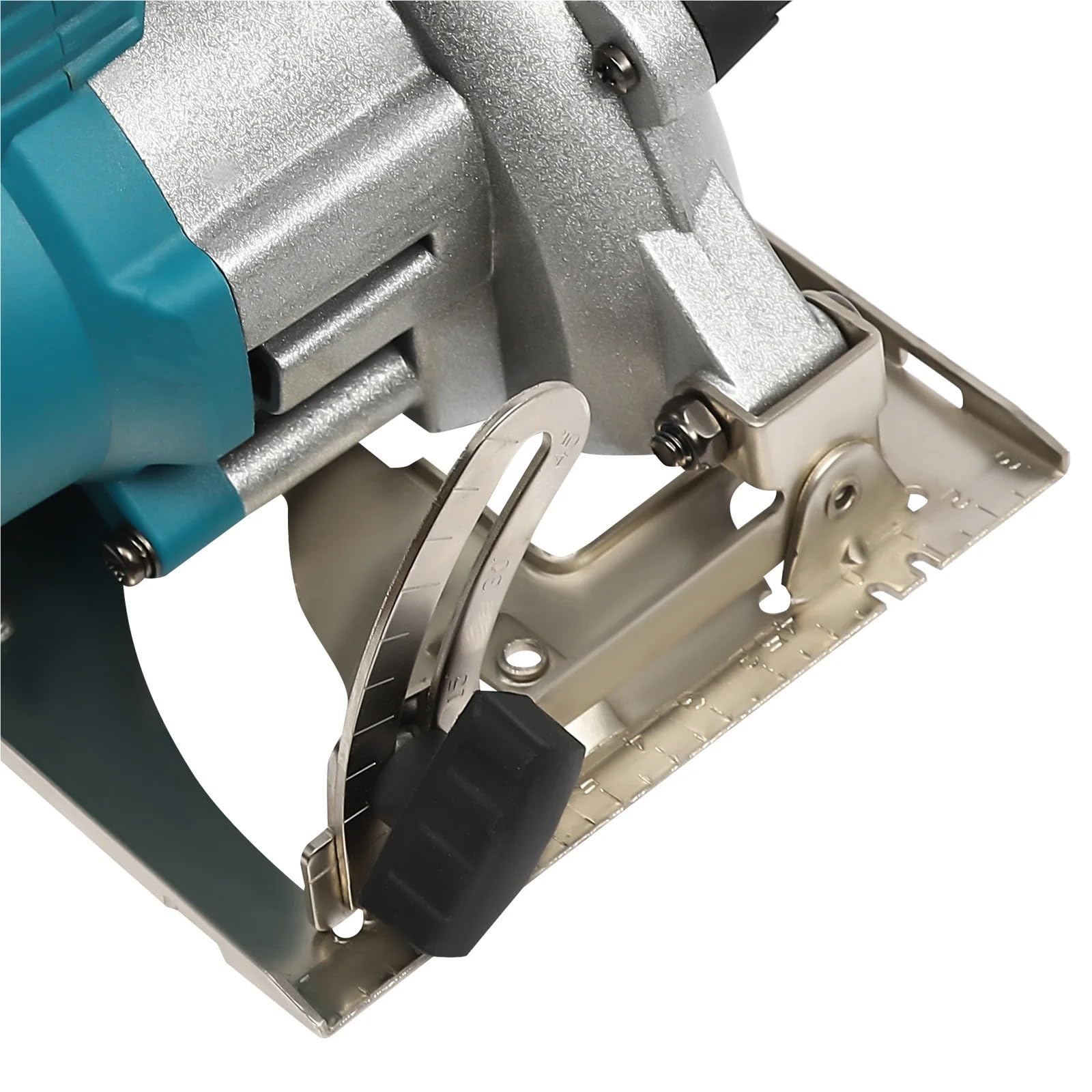 Sierra de mesa portátil Sierra Circular Recargable De 5 Pulgadas, Sierra Eléctrica Inalámbrica Portátil, para muebles de bricolaje, carpintería(Nose cone)