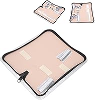 Vista 6 de Bolsa de cuero sintético para tijeras, estilista para peluquería, estuche para peluqueros, herramientas de peluquería, bolsa de funda portátil