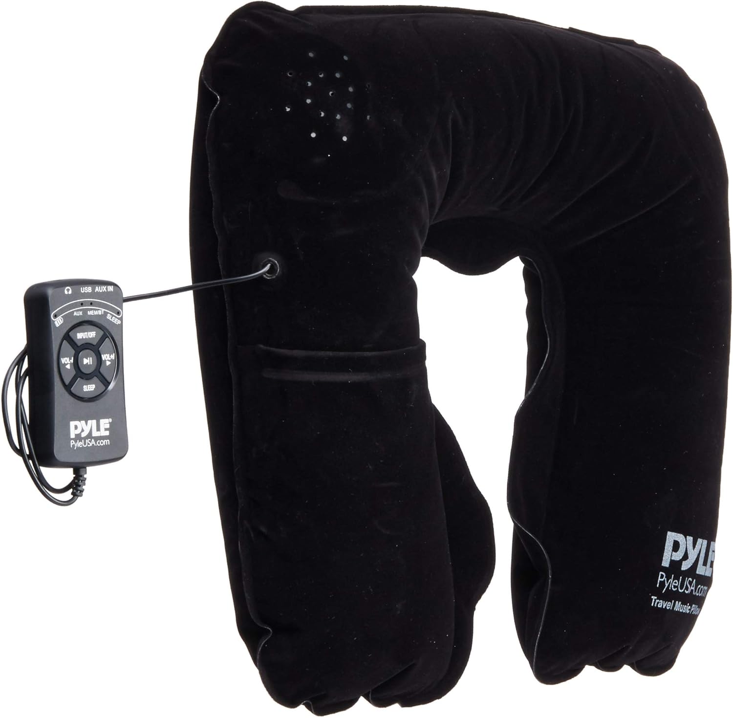 neck pillow with bluetooth speakers