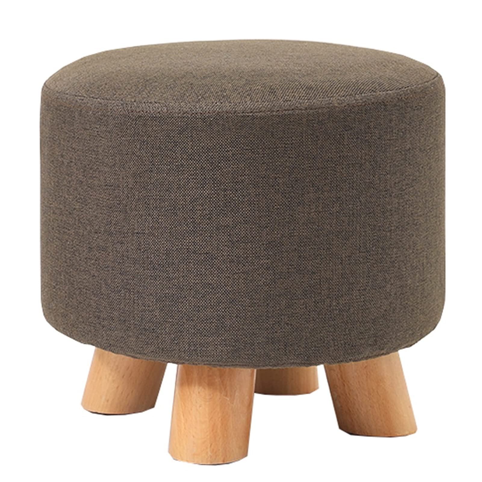 Tabouret canapé rond en coton pour un salon chaleureux