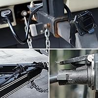 Vista 31 de Nilight Adaptador de remolque de hoja plana de 7 vías a 4 vías, carcasa de nailon resistente a prueba de agua, conector de cableado de 7 pines a 4