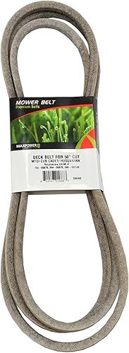 MaxPower 336400 Correa de transmisión de cubierta para Select Cub Cadet Ultima Zero Turns de 50 pulgadas, reemplaza al OEM # 954-05078, 754-05078,