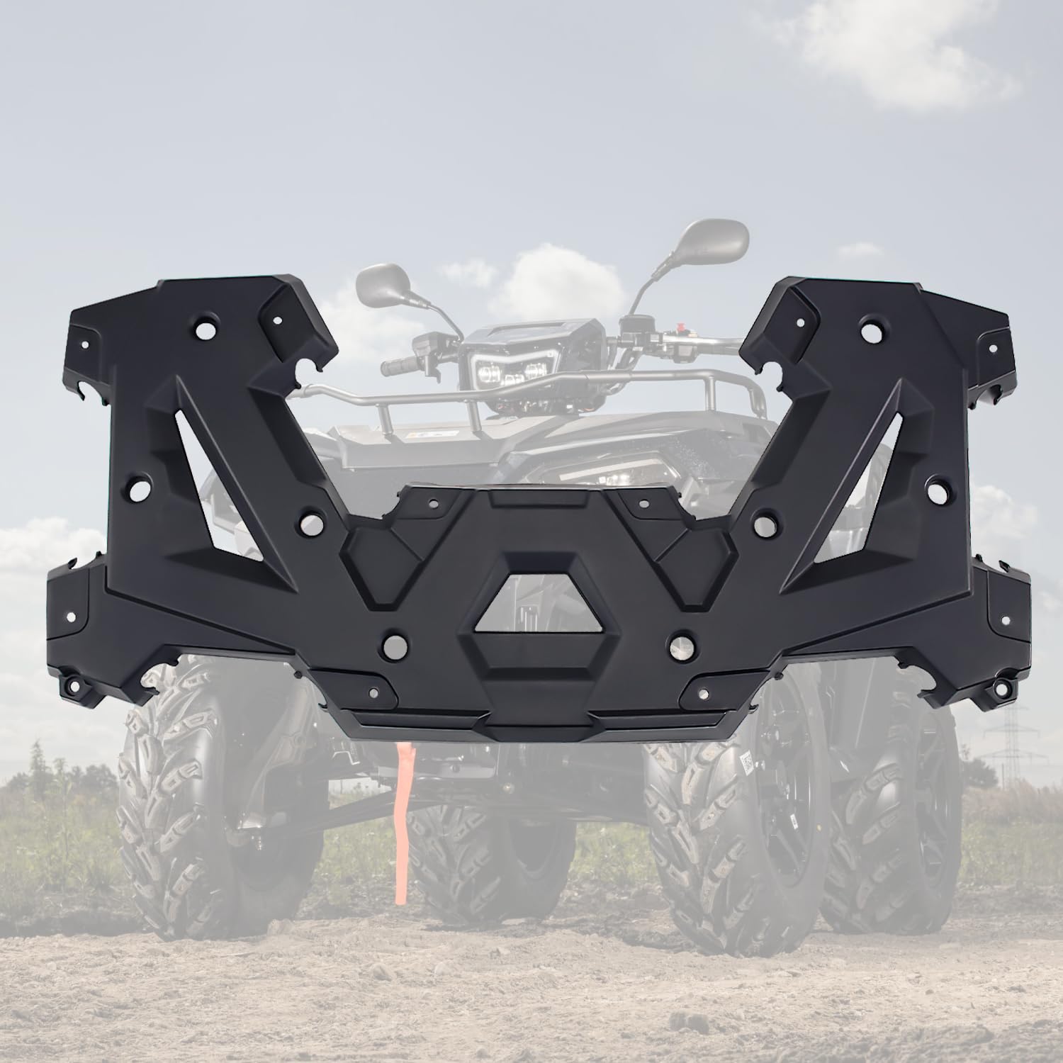 CPOWACE ATV Rear Back Rack Compatible with Polaris Sportsman 570