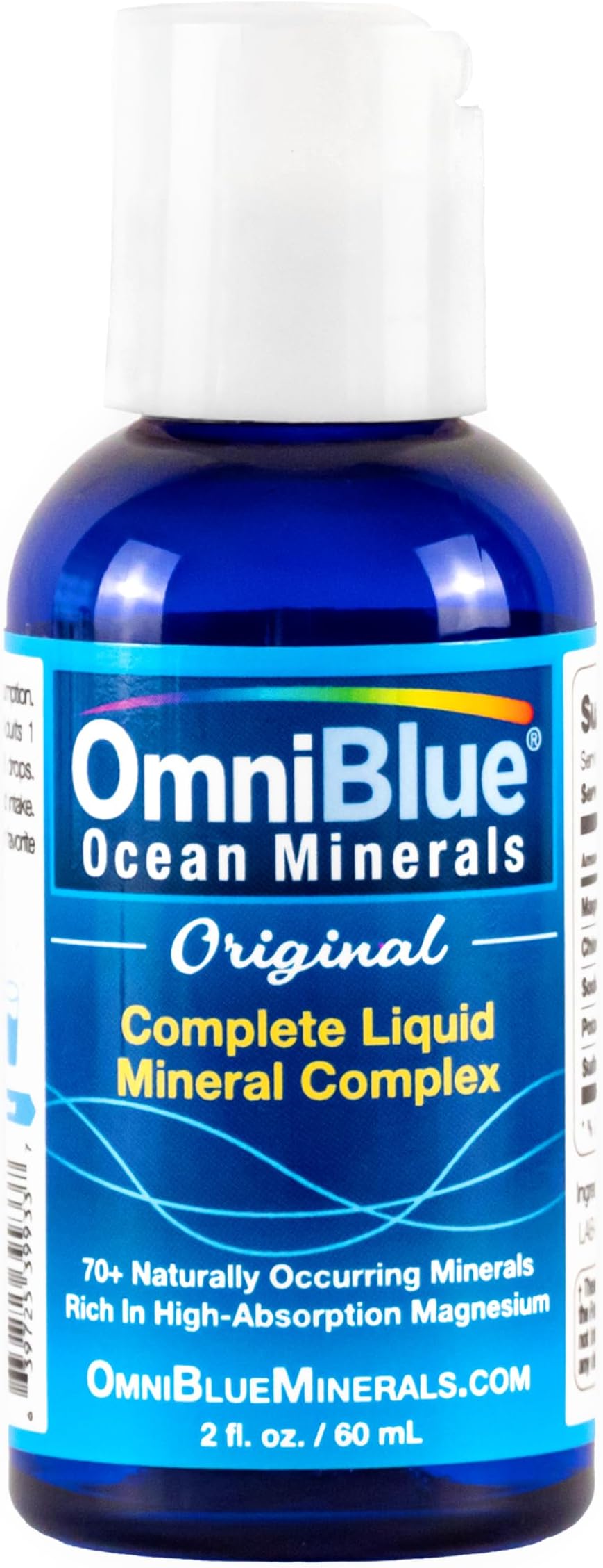 Ocean Minerals | 100 Percent Certified, Pure and Naturally Harvested Ocean Electrolytes as Naturally Occurring Macro & Trace Minerals | No Additives or Alterations 2 oz