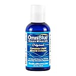 OmniBlue Ocean Minerals - 70+ Trace Minerals & Liquid Magnesium - Potassium, Chloride- Low Sodium - Natural Support for Sleep, Digestion, Regularity, Hydration & Electrolyte Balance (2 oz)
