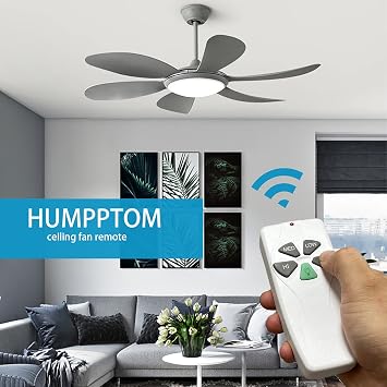 Humpptom Replacement of Hampton Bay and Harbor Breeze FAN-53T, FAN0TT53 FAN-35T, L3HFAN35T, L3HFAN35T1, Fan-HD5, FAN-11T, KUJCE9103. Remote Only