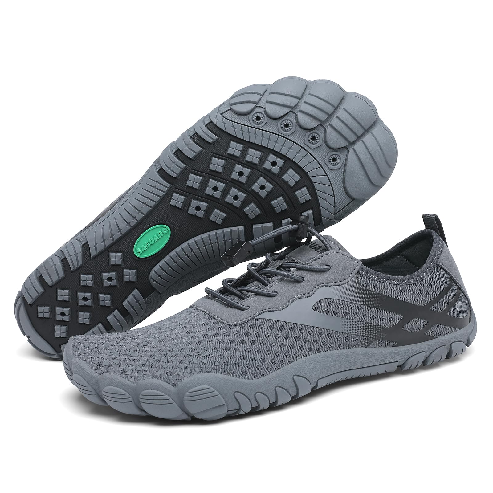 SAGUARO Badschoenen voor dames en heren, strandschoenen, antislip, sneldrogend, surfschoenen, maat 36-48, Zwart strand, 41 EU